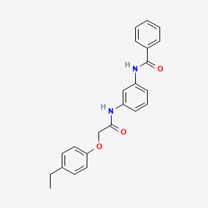 N-(3-{[(4-ethylphenoxy)acetyl]amino}phenyl)benzamide