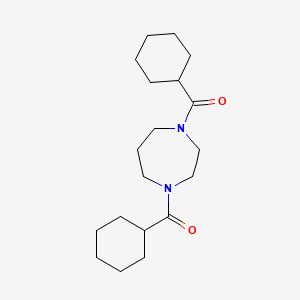 (4-Cyclohexanecarbonyl-[1,4]diazepan-1-yl)(cyclohexyl)methanone