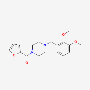 {4-[(2,3-Dimethoxyphenyl)methyl]piperazin-1-yl}(furan-2-yl)methanone