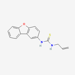 molecular formula C16H14N2OS B10900418 1-Allyl-3-dibenzofuran-2-yl-thiourea 