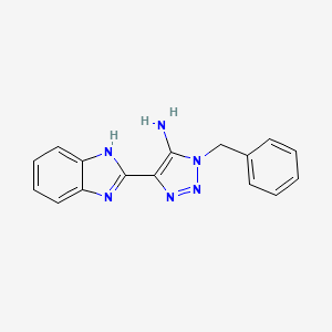 4-(1H-benzimidazol-2-yl)-1-benzyl-1H-1,2,3-triazol-5-amine