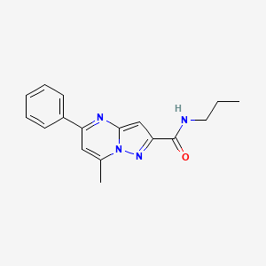 7-methyl-5-phenyl-N-propylpyrazolo[1,5-a]pyrimidine-2-carboxamide