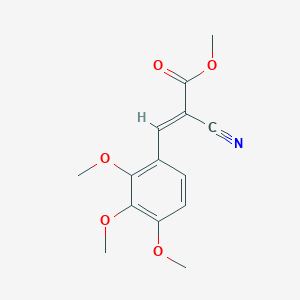 methyl (2E)-2-cyano-3-(2,3,4-trimethoxyphenyl)prop-2-enoate