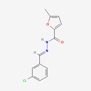 N'-[(E)-(3-chlorophenyl)methylidene]-5-methylfuran-2-carbohydrazide