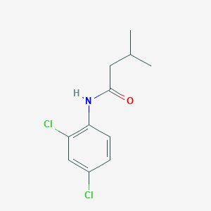 molecular formula C11H13Cl2NO B10900776 N-(2,4-dichlorophenyl)-3-methylbutanamide 