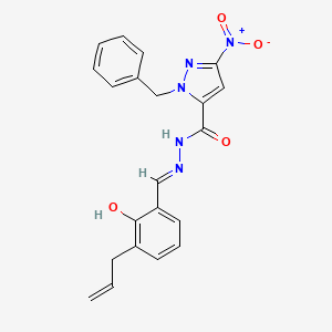 N'-(3-allyl-2-hydroxybenzylidene)-1-benzyl-3-nitro-1H-pyrazole-5-carbohydrazide