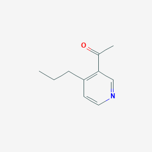 B010901 1-(4-Propylpyridin-3-yl)ethanone CAS No. 108134-82-3
