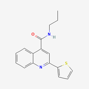 N-propyl-2-(thiophen-2-yl)quinoline-4-carboxamide