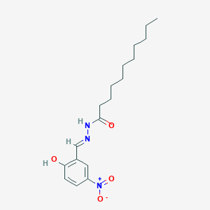 N'-[(E)-(2-hydroxy-5-nitrophenyl)methylidene]undecanehydrazide