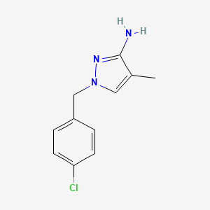 1-(4-Chlorobenzyl)-4-methyl-1H-pyrazol-3-amine