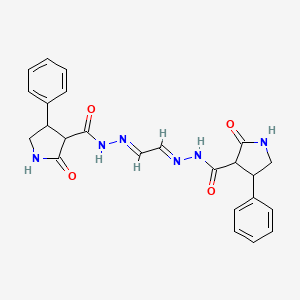 N',N''-(1E,2E)-ethane-1,2-diylidenebis(2-oxo-4-phenylpyrrolidine-3-carbohydrazide)