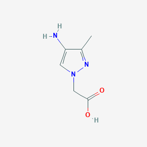 (4-amino-3-methyl-1H-pyrazol-1-yl)acetic acid