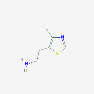 molecular formula C6H10N2S B109018 2-(4-Méthylthiazol-5-yl)éthanamine CAS No. 58981-35-4