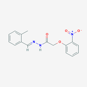 N'-[(E)-(2-methylphenyl)methylidene]-2-(2-nitrophenoxy)acetohydrazide