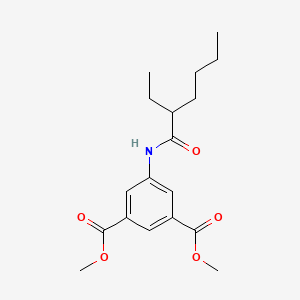 Dimethyl 5-[(2-ethylhexanoyl)amino]benzene-1,3-dicarboxylate