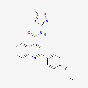 2-(4-ethoxyphenyl)-N-(5-methyl-1,2-oxazol-3-yl)quinoline-4-carboxamide