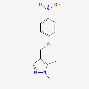 1,5-dimethyl-4-[(4-nitrophenoxy)methyl]-1H-pyrazole