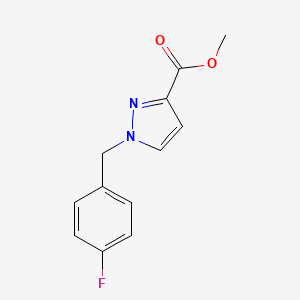 Methyl 1-(4-fluorobenzyl)-1H-pyrazole-3-carboxylate