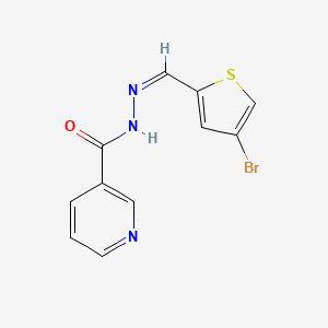 N'-[(Z)-(4-bromothiophen-2-yl)methylidene]pyridine-3-carbohydrazide