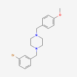 1-(3-Bromobenzyl)-4-(4-methoxybenzyl)piperazine