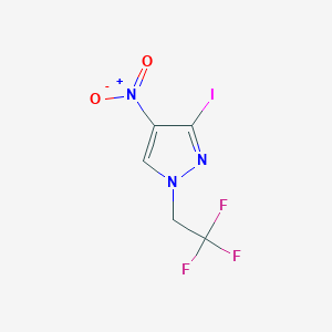 3-Iodo-4-nitro-1-(2,2,2-trifluoroethyl)-1H-pyrazole