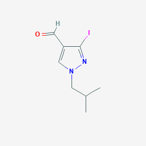 3-Iodo-1-isobutyl-1H-pyrazole-4-carbaldehyde