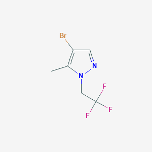 4-Bromo-5-methyl-1-(2,2,2-trifluoroethyl)-1H-pyrazole