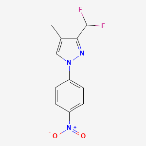 3-(Difluoromethyl)-4-methyl-1-(4-nitrophenyl)-1H-pyrazole