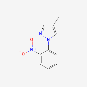 molecular formula C10H9N3O2 B10902453 4-methyl-1-(2-nitrophenyl)-1H-pyrazole CAS No. 103262-51-7