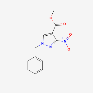 Methyl 1-(4-methylbenzyl)-3-nitro-1H-pyrazole-4-carboxylate