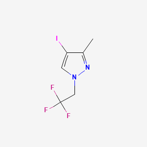 4-iodo-3-methyl-1-(2,2,2-trifluoroethyl)-1H-pyrazole