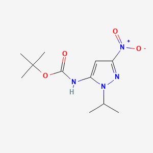 tert-butyl [3-nitro-1-(propan-2-yl)-1H-pyrazol-5-yl]carbamate