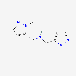 N,N-Bis[(1-methyl-1H-pyrazol-5-YL)methyl]amine