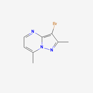 3-Bromo-2,7-dimethylpyrazolo[1,5-a]pyrimidine