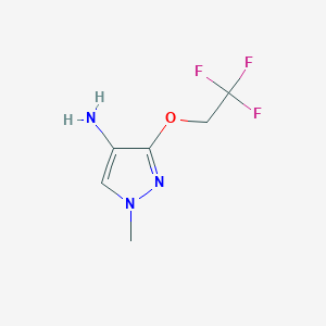 1-methyl-3-(2,2,2-trifluoroethoxy)-1H-pyrazol-4-amine