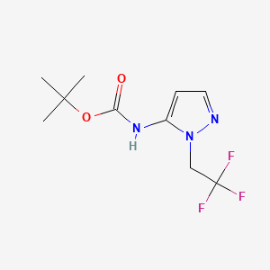 tert-butyl [1-(2,2,2-trifluoroethyl)-1H-pyrazol-5-yl]carbamate