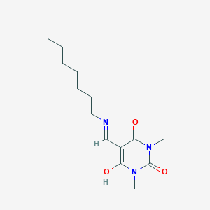 1,3-dimethyl-5-[(octylamino)methylidene]pyrimidine-2,4,6(1H,3H,5H)-trione