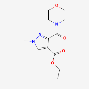 ethyl 1-methyl-3-(morpholin-4-ylcarbonyl)-1H-pyrazole-4-carboxylate