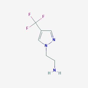 2-[4-(trifluoromethyl)-1H-pyrazol-1-yl]ethan-1-amine