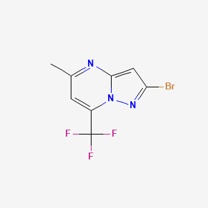 2-Bromo-5-methyl-7-(trifluoromethyl)pyrazolo[1,5-a]pyrimidine