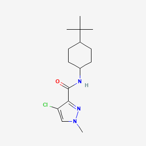 N-(4-tert-butylcyclohexyl)-4-chloro-1-methyl-1H-pyrazole-3-carboxamide