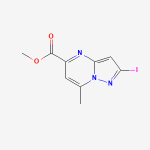 Methyl 2-iodo-7-methylpyrazolo[1,5-a]pyrimidine-5-carboxylate