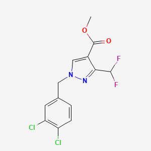 Methyl 1-(3,4-dichlorobenzyl)-3-(difluoromethyl)-1H-pyrazole-4-carboxylate