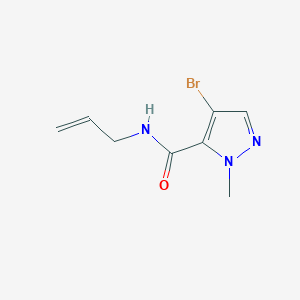 4-bromo-1-methyl-N-(prop-2-en-1-yl)-1H-pyrazole-5-carboxamide