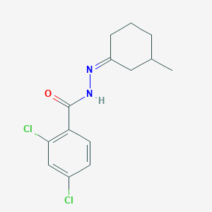 2,4-dichloro-N'-[(1Z)-3-methylcyclohexylidene]benzohydrazide