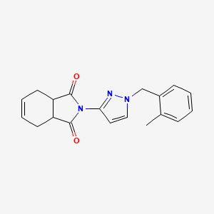 2-[1-(2-methylbenzyl)-1H-pyrazol-3-yl]-3a,4,7,7a-tetrahydro-1H-isoindole-1,3(2H)-dione