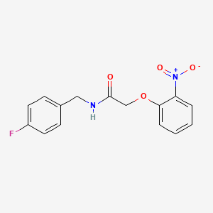 N-(4-fluorobenzyl)-2-(2-nitrophenoxy)acetamide