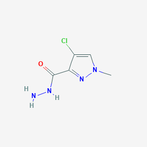 4-chloro-1-methyl-1H-pyrazole-3-carbohydrazide