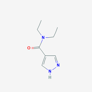 N,N-diethyl-1H-pyrazole-4-carboxamide