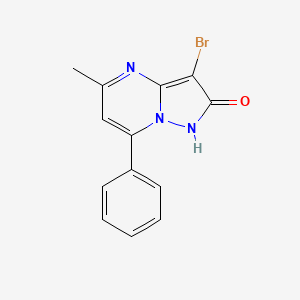 3-Bromo-5-methyl-7-phenylpyrazolo[1,5-a]pyrimidin-2(1H)-one